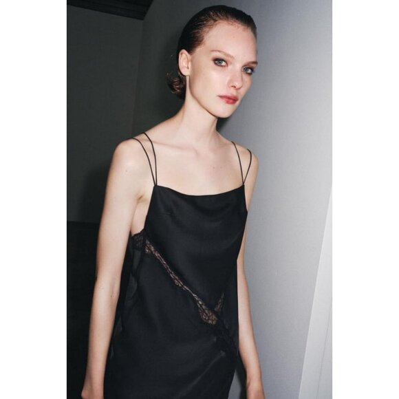 ZARA COMBINED LACE DRESS - Picture 7 of 9